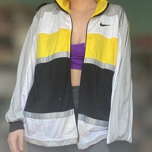 𝅺Vintage Nike Full Zip Light Weight Jacket Medium